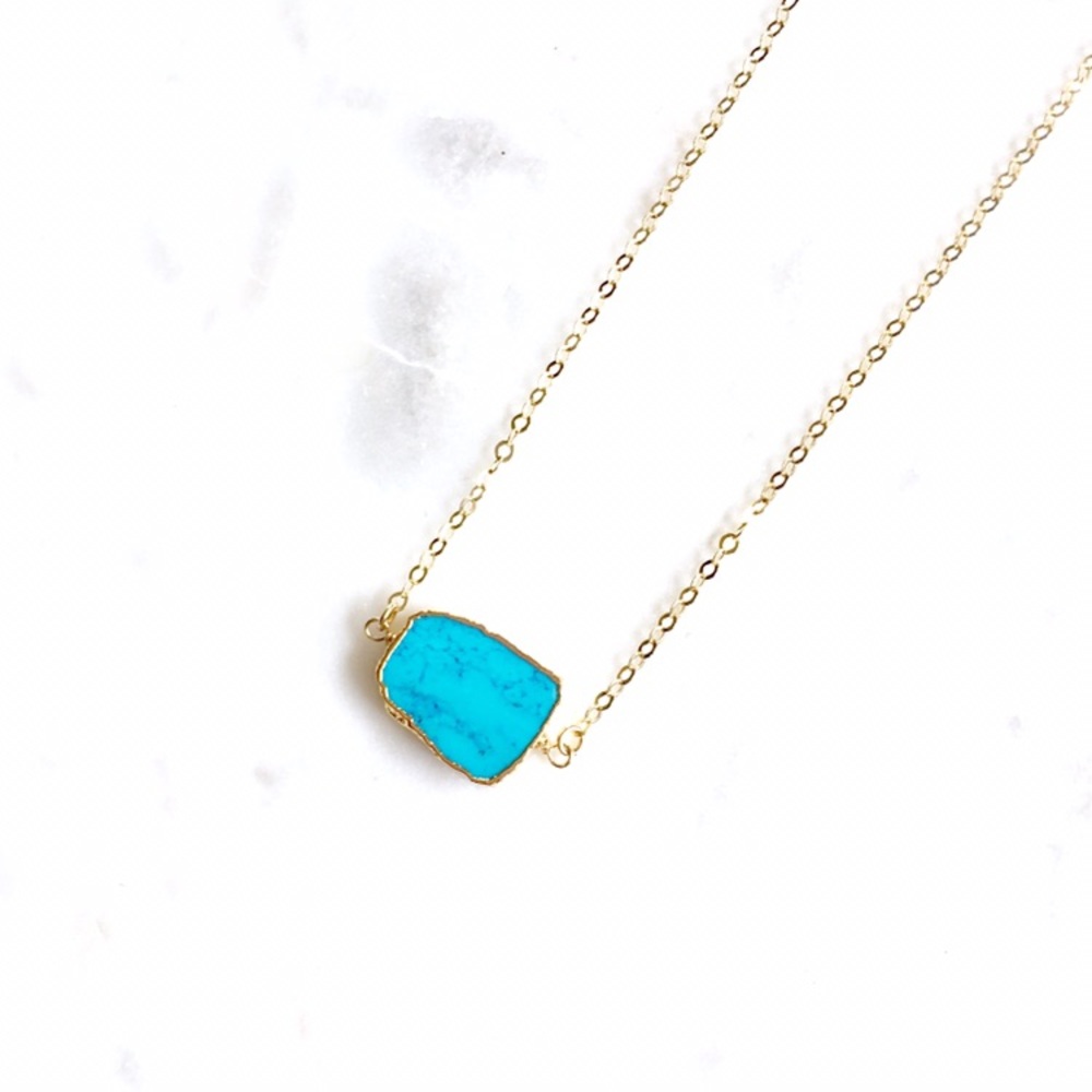 โจSmall Turquoise Choker Necklace - Picture 5 of 7